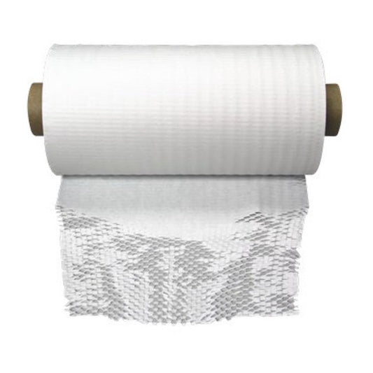 HexcelWrapâ¢ Paper Based Cushioning Wrap 50# Bleached White Paper - Image 1