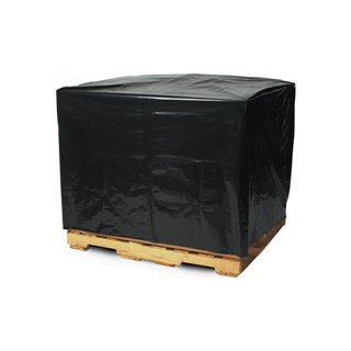 Heavy Duty Black Pallet Covers - 3 Mil Thickness - Image 1