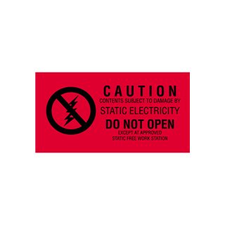 2" x 3" Anti-Static Caution Labels - Image 1