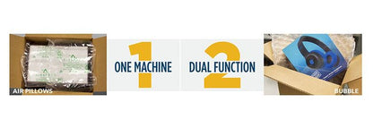 10 x 6 Inch Air Pillow Film, 1.8 Mil Thickness - Image 1