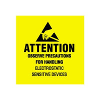Anti-Static 4x4 Warning Labels