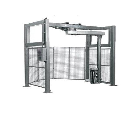 Cousins Free-Standing 4 Post Stand Overhead Stretch Wrapper - Image 1