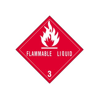 D.O.T. Hazard Labels - Flammable Liquids-3 - Image 1