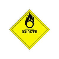 4" x 4" Oxidizer Labels