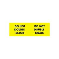 3" x 10" 'Do Not Double Stack' Pallet Corner Labels