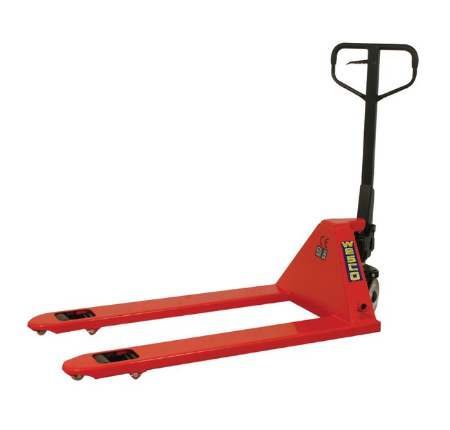 Source Economy 63 Inch Pallet Truck - 5,500 lb Load Capacity - Image 1