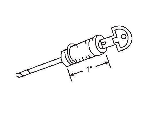 High-Security Patio Door Key Cylinder Lock - Image 1