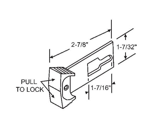 Strybuc Capitol Lock Bar for Patio Doors - Image 1