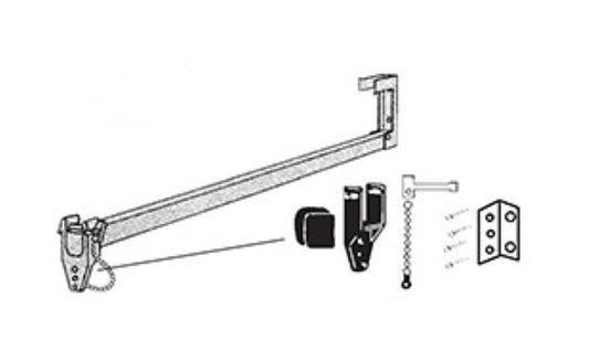 Strybuc Charley-Bar Sliding Glass Door Lock Kit - Image 1