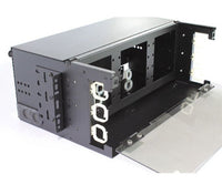 4U Rack Mount Patch Panels for Up to 12 Light Guide Cross-Connect (LGX) Adapter Plates