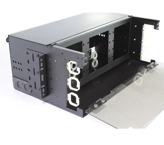4U Rack Mount Patch Panels for Up to 12 Light Guide Cross-Connect (LGX) Adapter Plates - Image 1