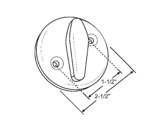 Bronze Finish PGT Patio Door Latch - Image 1