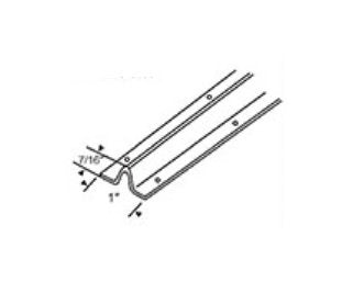 Strybuc 8 ft Stainless Steel Repair Track for Patio Doors - Image 1