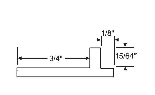 Anodized 6 Ft Repair Track for Glass Doors - Image 1