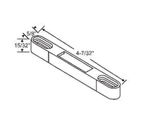 Peachtree Die Cast Keeper Plate - Patio Door Hardware