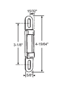 Strybuc Dichromate Keeper Plate for Patio Doors