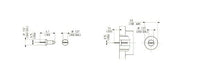Gold-Plated Tab Contact Transition Pins for PC 3.5 Connectors - Pack of 10