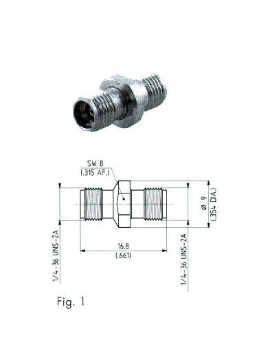 PC 3.5 Precision Straight Adaptors Within-Series - Image 1