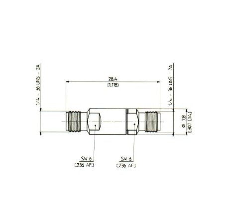 PC 3.5 Calibrated Straight Adaptors (Female-Female) - Image 2