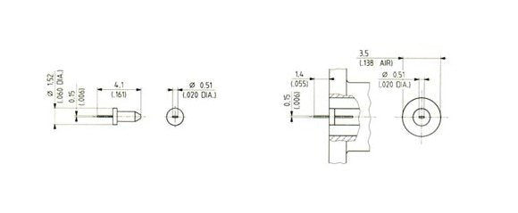 PC 3.5 Tab Contact Transition Pins - Image 1
