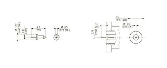 PC 3.5 Tab Contact Transition Pins - Image 1