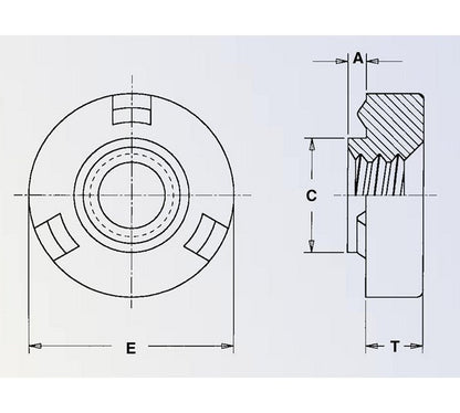 PEM Metric Self-Locating Weld Nuts WN/WNS - Image 2
