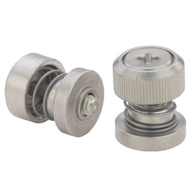 PEM® Captive Panel Screw-Low Profile Knob, Spring-loaded - PF50/PF60 Series - Image 1