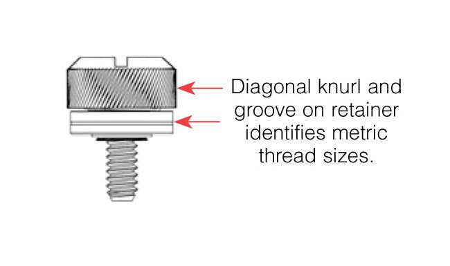 Low Profile Knob Captive Panel Screw PF30-PF32 Unified - Image 3