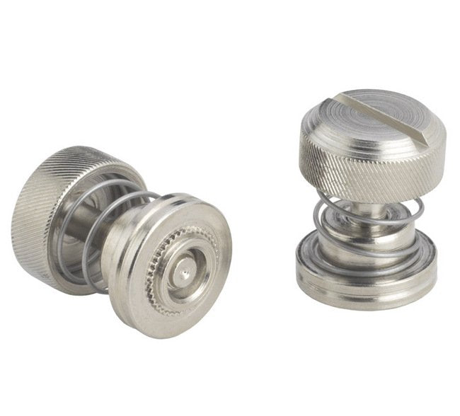 Captive Panel Screw-Low Profile Knob Spring-loaded PF30-PF32 Metric - Image 1