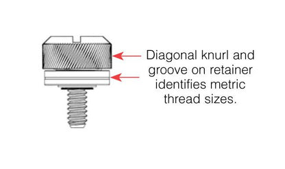 PF Series Captive Panel Screw with Low Profile Knob - Image 3