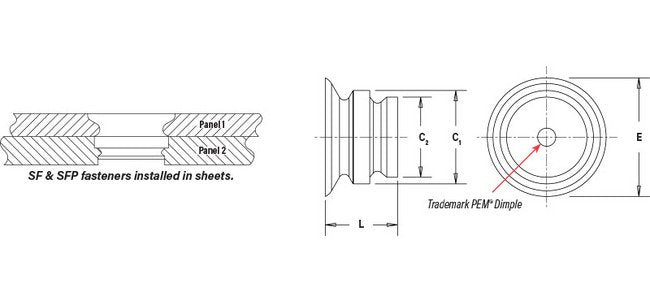 Stainless Steel SpotFast® Fasteners - Type SFP - Image 2