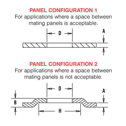 PEM® Large Knob Spring-Loaded Panel Fasteners - PF12MW Metric Smooth Cap - Image 3
