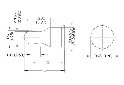 PENCOM Self-Clinching Ball Stud - Heat Treated Stainless Steel BS12 - Image 2