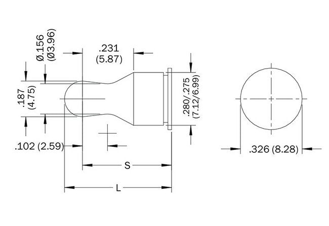 PENCOM Self-Clinching Ball Stud .079-.105 Inch Thickness Carbon Steel BS12 - Image 2