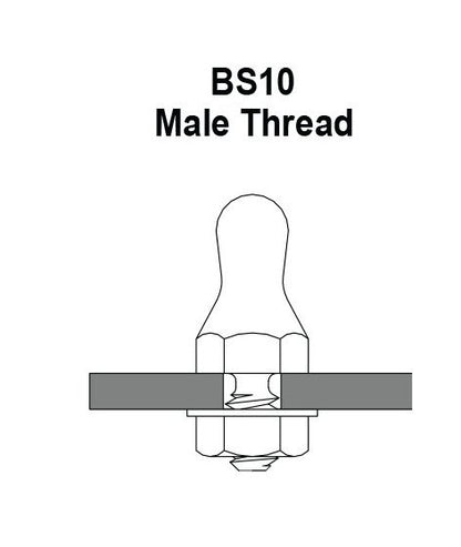 PENCOM Stainless Steel Male Ball Stud (5.84-6.50mm Thickness) - Image 4