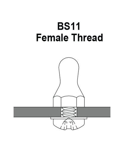 PENCOM BS11 Series Stainless Steel Female Thread Ball Stud Fastener - Image 5