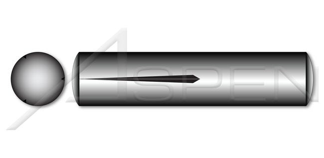 DIN 1474/ISO 8741 Metric Half Length Reverse Tapered Steel Grooved Pin - Image 1
