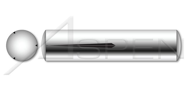 DIN 1474/ISO 8741 Metric Half Length Reverse Tapered Stainless Steel Grooved Pin - Image 1