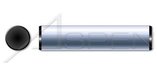 Alloy Steel Black Oxide Solid Ground Oversize to 0.0002 Inch (in) Made in U.S.A. Dowel Pin - Image 1