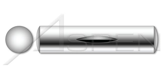 DIN 1475/ISO 8742 Metric Third Length Tapered Center Stainless Steel Grooved Pin - Image 1