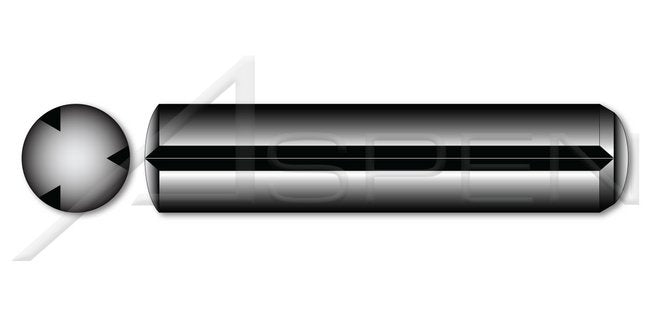 DIN 1473/ISO 8740 Metric Full Length Parallel Steel Grooved Pin - Image 1