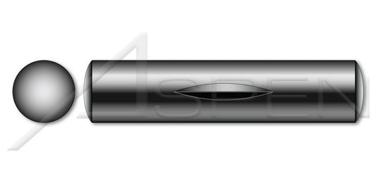 DIN 1475/ISO 8742 Metric Third Length Tapered Center Steel Grooved Pin - Image 1