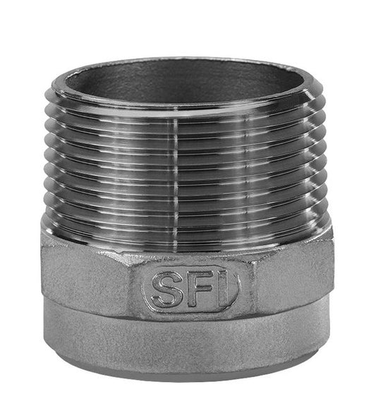 3/4 Inch 316 Stainless Steel Hexagonal Welding Nipple - Image 1