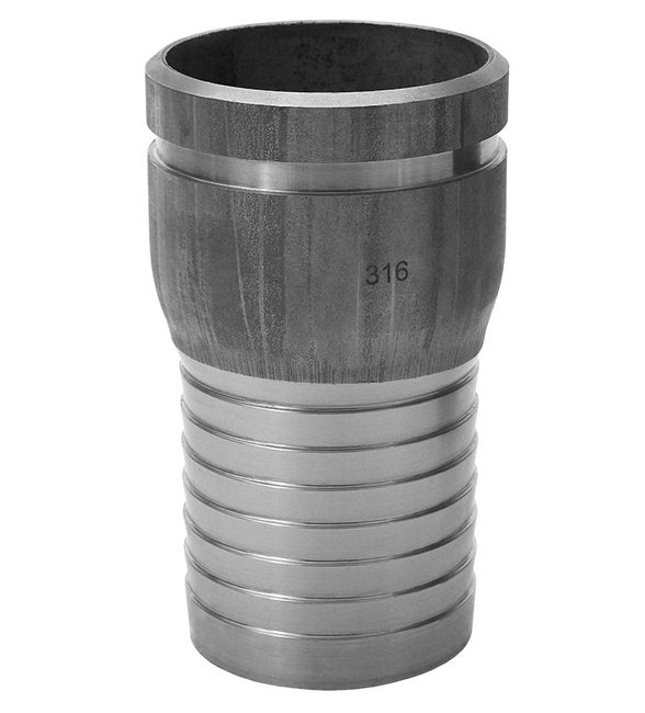 2 1/2 in Size 316 Stainless Steel Combination Nipple - Grooved Style - Image 1