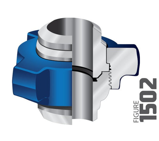 15,000 PSI CWP 2 Inch Figure 1502 Butt Weld Hammer Union - Image 1