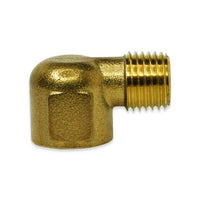 Brass Street Elbow - 1/4 MNPT x 3/8 FNPT
