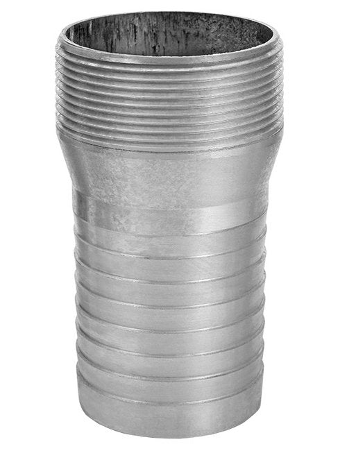 4in Aluminum Male NPT Combination Nipple Fitting - Image 1