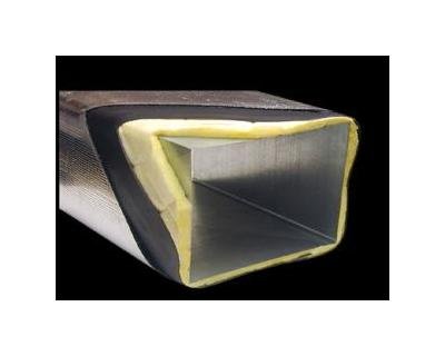 Foil Faced 1 Pound (lb) Bar, 1 Inch (in) Quilt Fiberglass Lag - Image 1