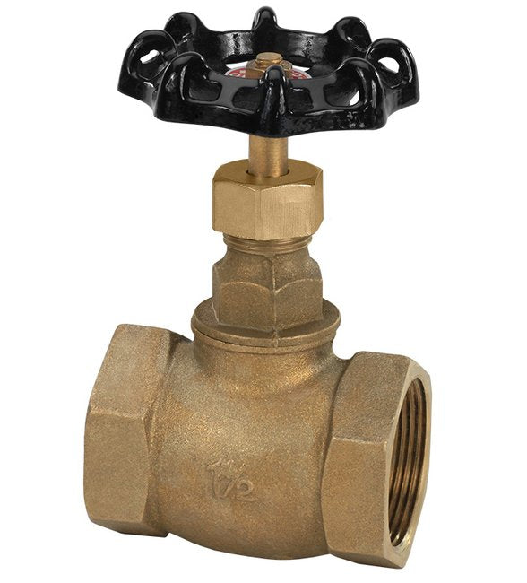 Seal Fast 1 1/4 in Brass Globe Valve - Image 1