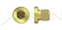Brass Straight Thread Hex Socket Drive Pipe Plug